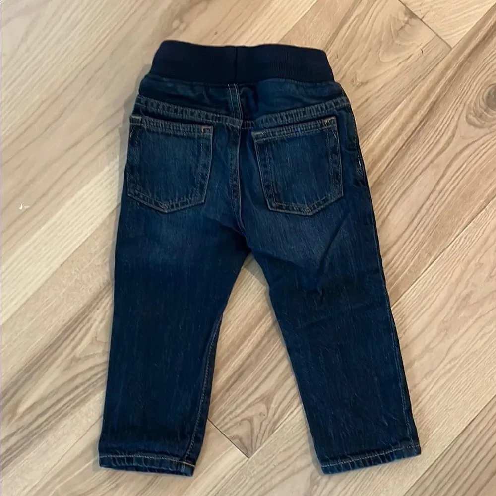 GAP Kids Dark Blue Jeans with Navy Waistband